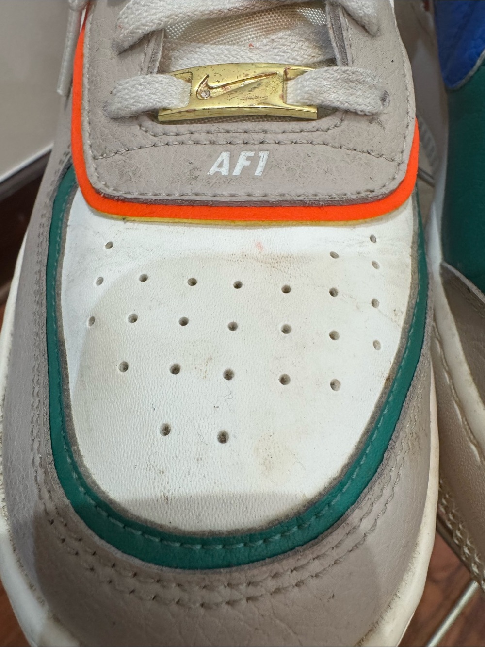 Nike Air Force 1 Low Shadow
Sail Signal Blue Green size 11 - Picture 4 of 13